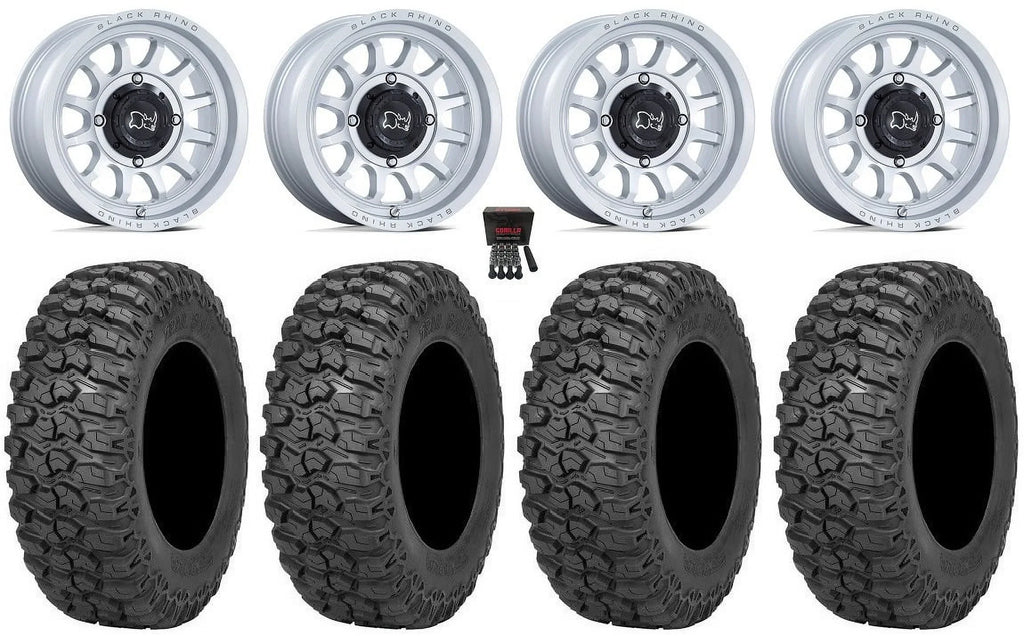 Black Rhino Rapid 15" Wheels Sizei 32" Trail Sizeaw 2.0 Tires Can-Am Commander Maverick Renegade Outlander Defender