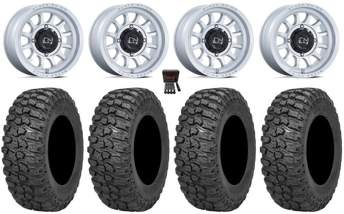 Black Rhino Rapid 15" Wheels Sizei 32" Trail Sizeaw 2.0 Tires Can-Am Commander Maverick Renegade Outlander Defender