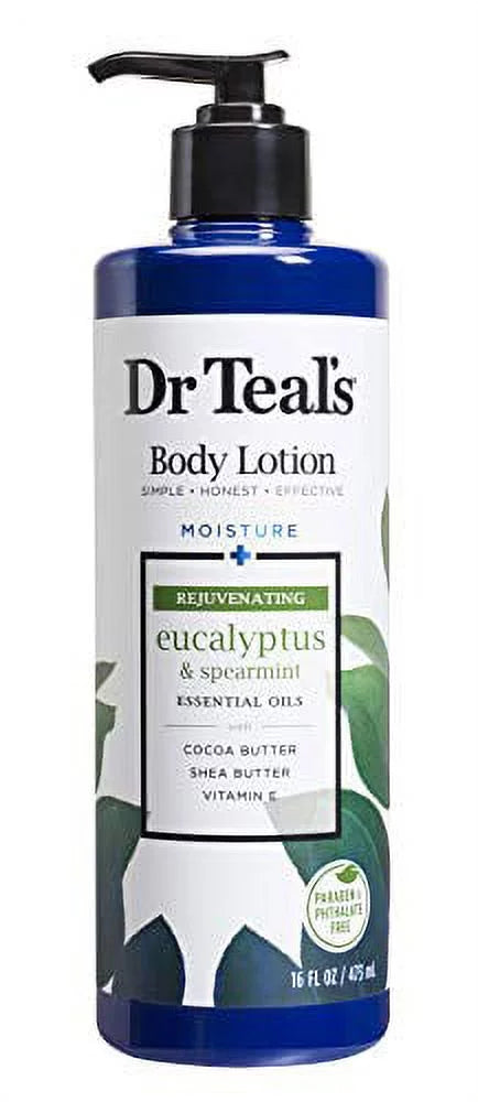 Dr Teal s Body Lotion Moisture Rejuvenating Eucalyptus & Sizepearmint 16 fl oz Pack of 2