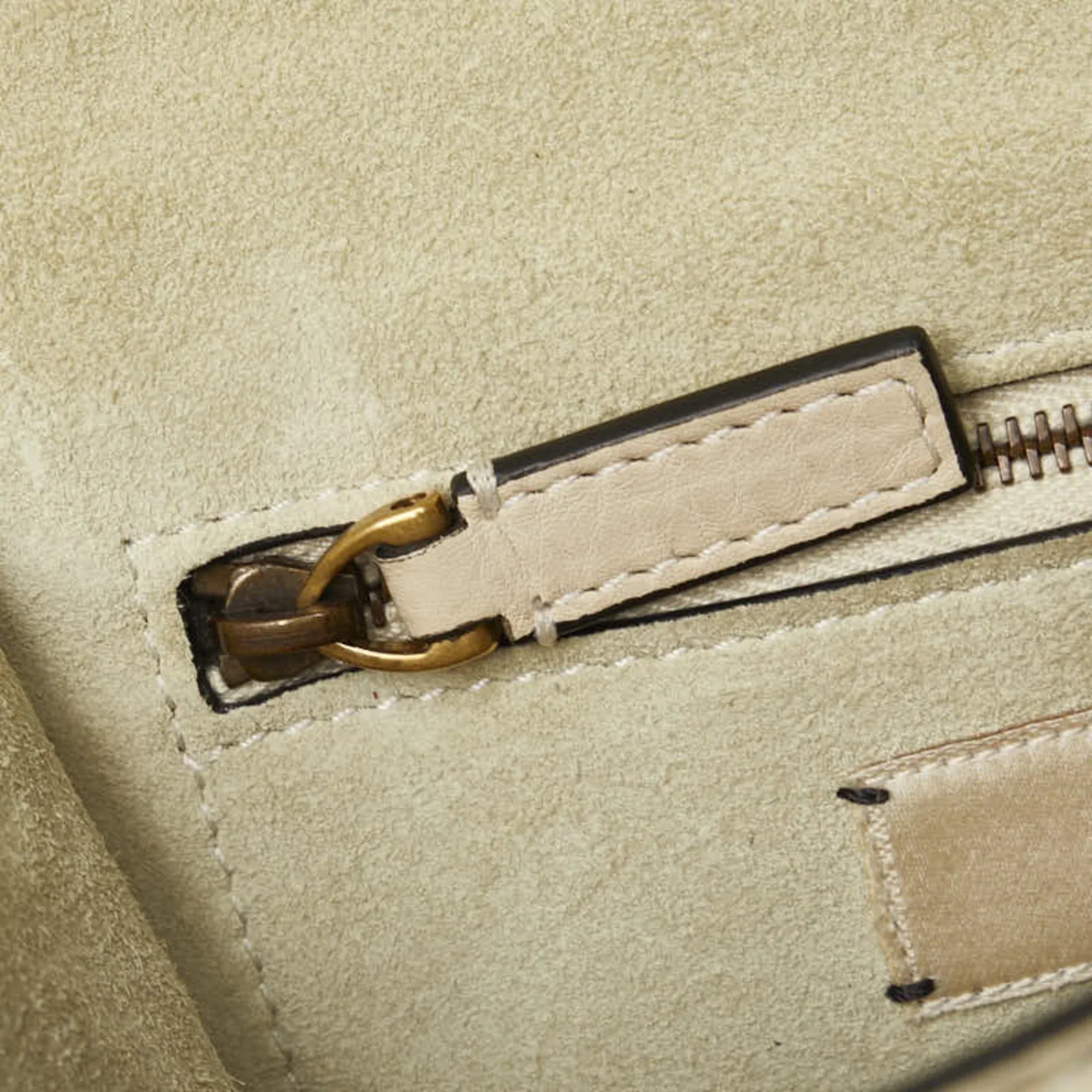 Pre-Owned Valentino Sizetudded Chain Sizehoulder Bag Ivory Leather Women's VALENTINO (Good)