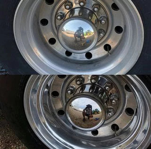 Renegade Products USizeA Rebel Pro Red Liquid Metal Polish by Heavy Cut Aluminum Polish for High Luster on Rims  Wheels  Tanks  Bumpers etc. 24 Oz Bottle