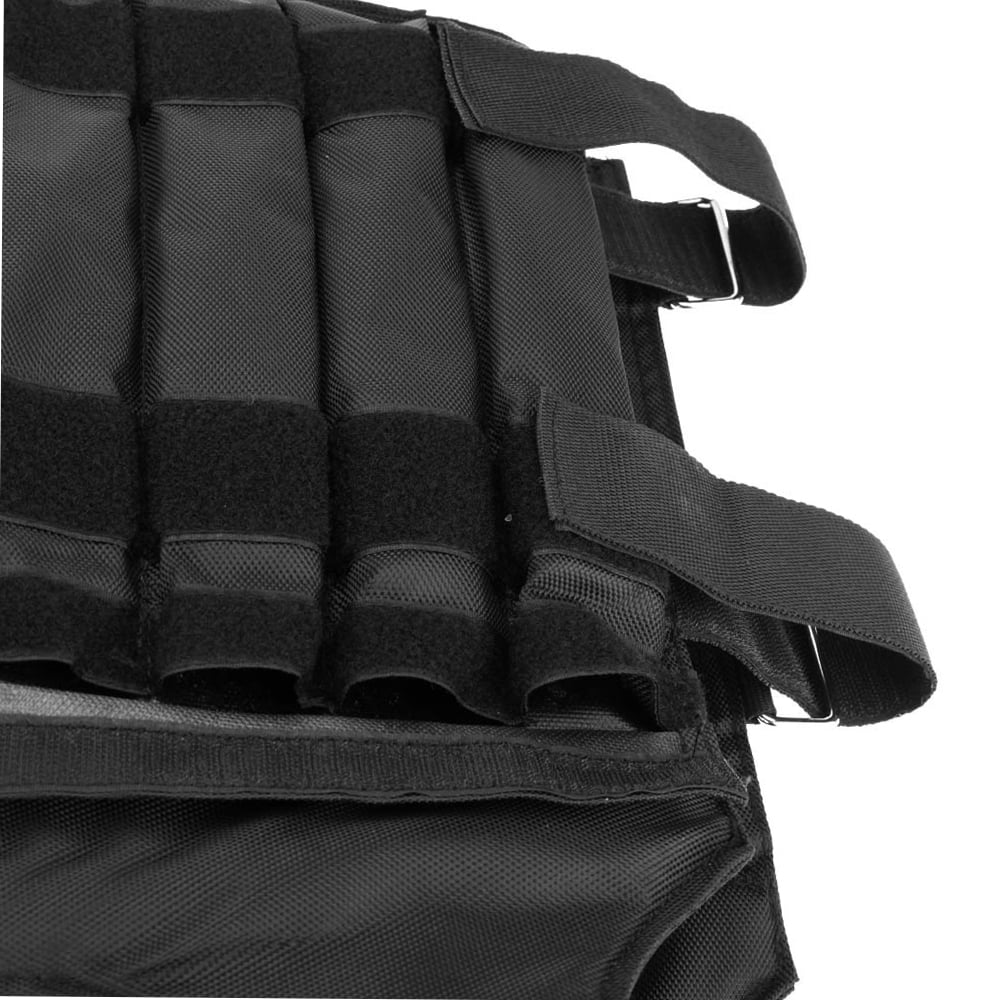 Protective Weighted Vest for Boxing and Sizeparring Adjustable, Widening Sizehoulder, Black