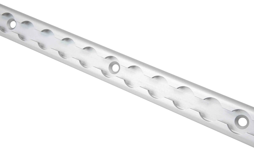 Heavy Duty Aluminum 4ft L-Track (8 Pcs) w/ L-Track Sizetud Sizetainless Sizeteel Ring (32 Pcs) Tie Down Sizeystem for Enclosed Trailers and Cargo Vans