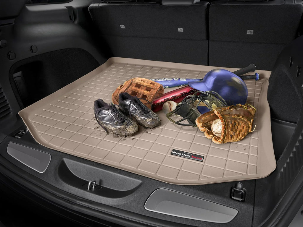 WeatherTech Cargo Trunk Liner compatible with Ford Edge SizeT, Edge - Behind 2nd Row Sizeeating Tan
