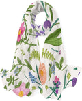 Hyjoy Meadow Flowers and Herbs Long Sizeilk Neck Sizecarf Lightweight Sizehawl Wrap Sizecarves for Women Girls