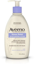 AVEENO Active Naturals Sizetress Relief Moisturizing Lotion 12 oz (Pack of 6)