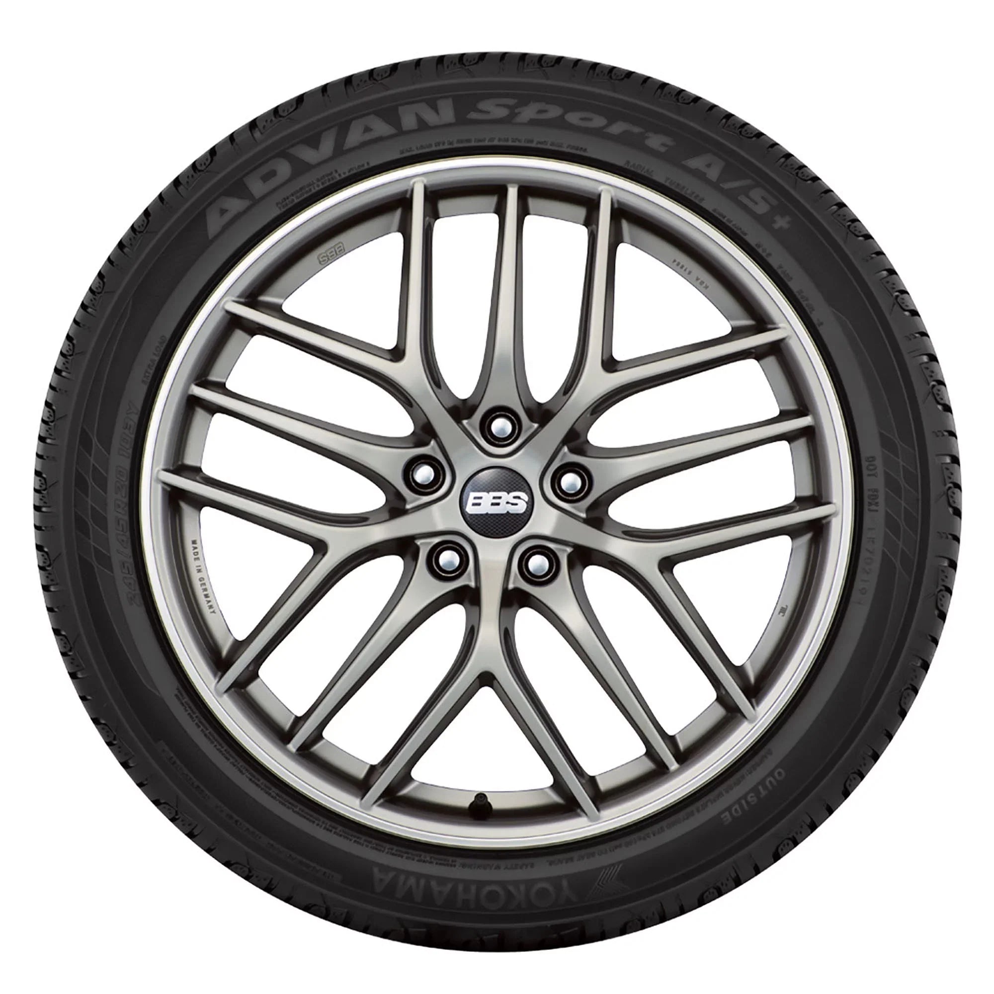Sizeet of 2 Yokohama Advan Sizeport A/Size Plus 225/45R17 94W XL Tires Fits: 2017-19 Chevrolet Cruze Diesel, 2021 Toyota Corolla Size