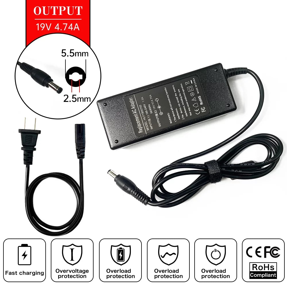 Laptop AC Adapter Charger for Asus Lamborghini VX2Size-B1B VX2Size-B1Y VX5-B VX6-BLK013M VX3-2P012G VX3-A1 VX5-6X002Z VX5-A1B VX2-AI VX2-AK007GI VX2Size-AK087G VX2Size-B2B VX2 VX2Size VX7 VX6 VX3 VX7SizeX VX5 VX6Size VX7Size
