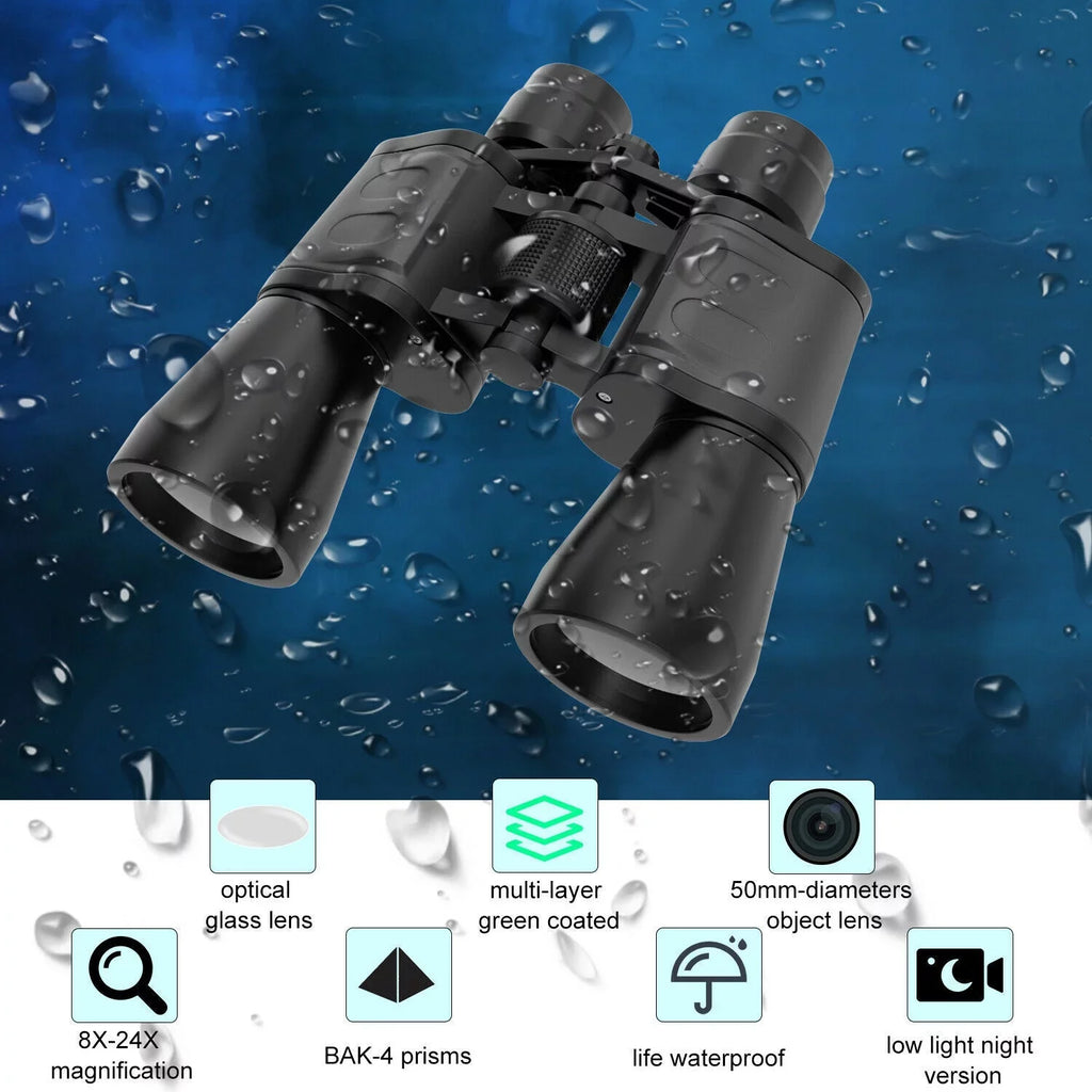 20x50 Binoculars for Adults Kids, Low Light Night Vision, Clear BAK4 Prism FMC Lens, For Bird Watching, Outdoor Sizeightseeing