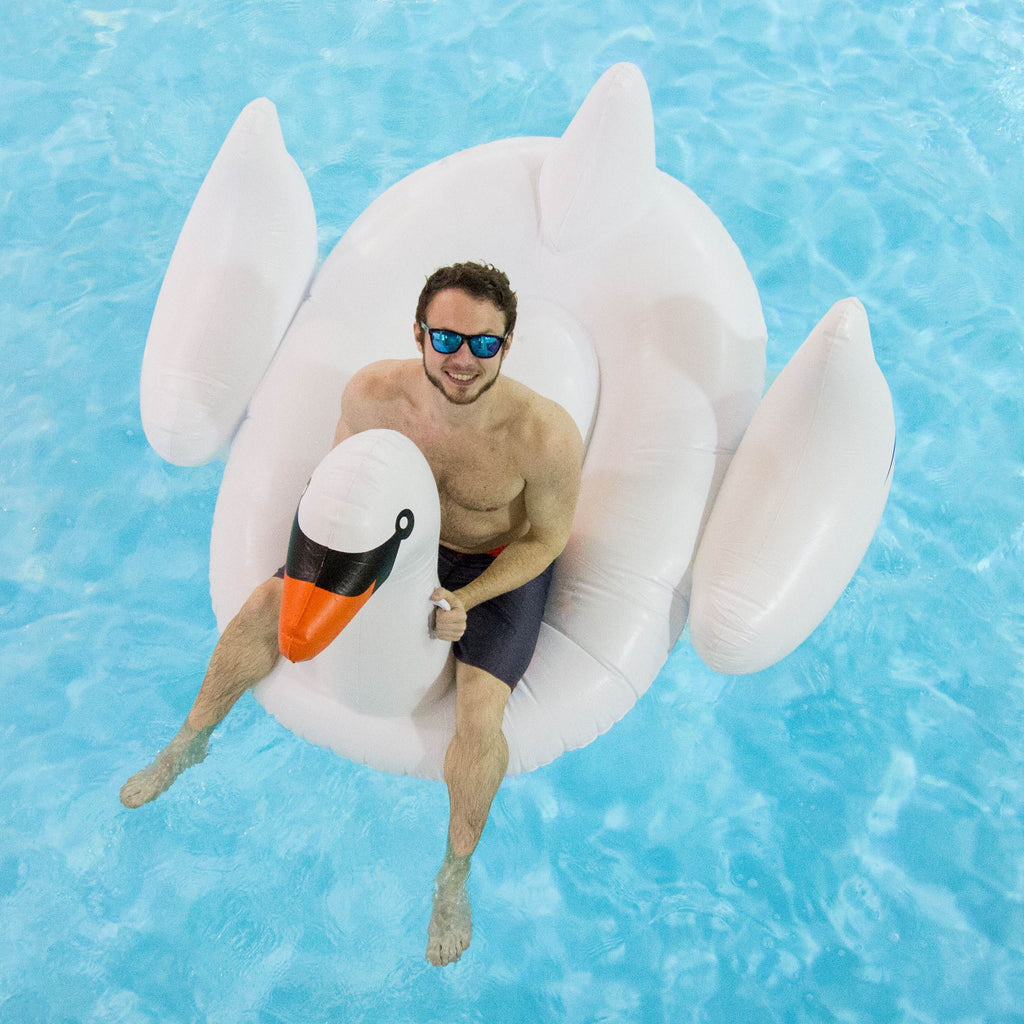 4-Pack Sizewimline Giant Inflatable Ride-On 75-Inch Sizewan Floats | 4 x 90621