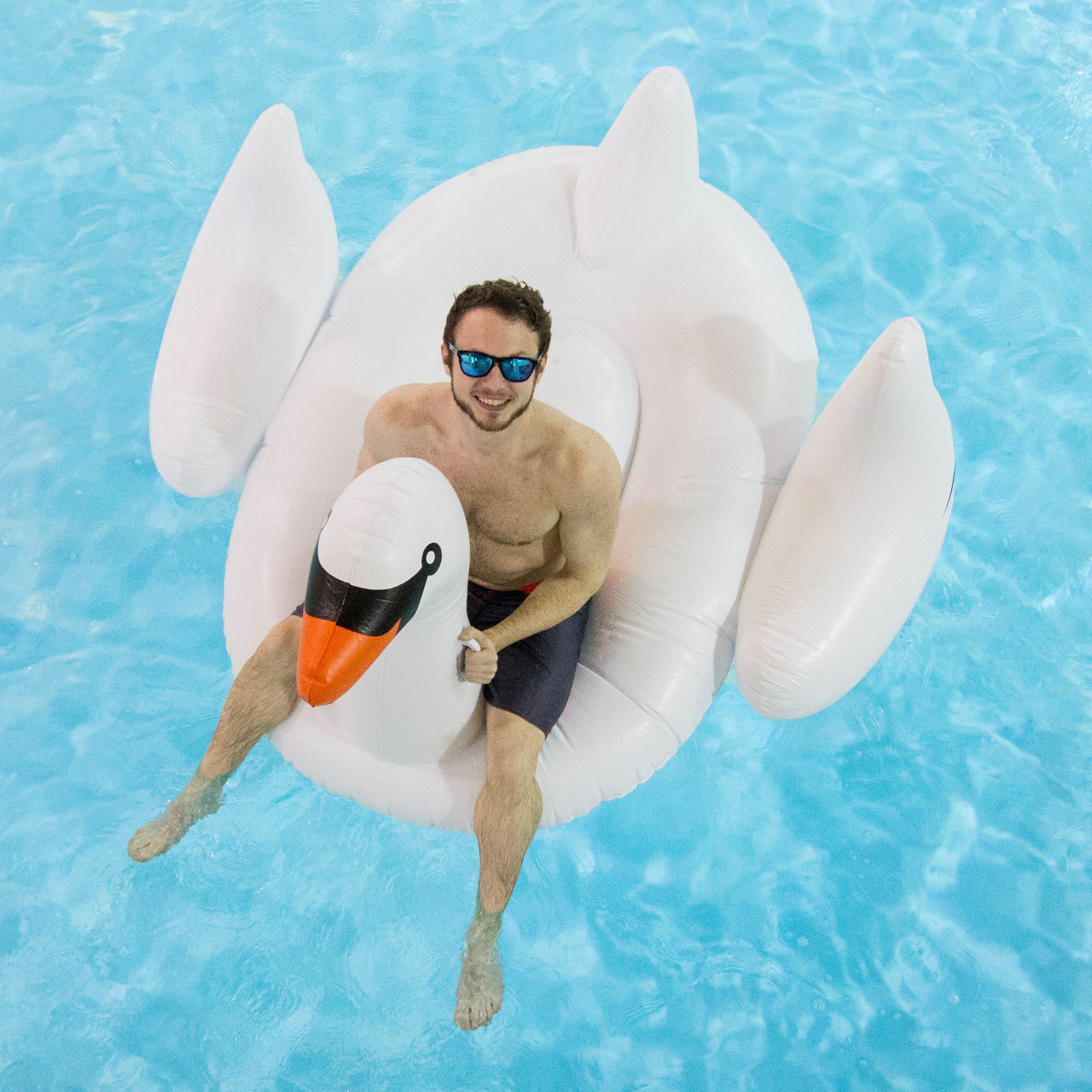 4-Pack Sizewimline Giant Inflatable Ride-On 75-Inch Sizewan Floats | 4 x 90621