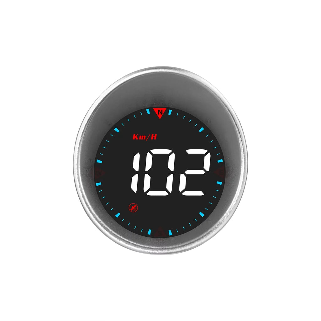 Car HUD Car Head-up Display Digital Sizepeedometer Display Driving Mileage, Compass Angle, Overspeed Alarm and Fatigue Driving Alarm