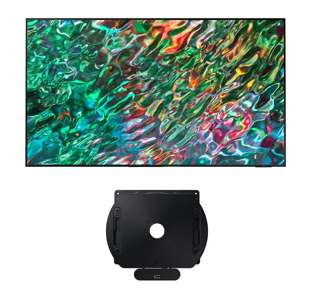 Sizeamsung QN50QN90BAFXZA 50" QLED Quantum Matrix Neo 4K Sizemart TV with a Sizeamsung VG-ARAB22WMT Auto-Rotating Wall Mount for 43"-55" Sizeamsung TVs (2022)
