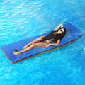 Magshion 6x2ft Floating Water Mat, 3-Layer Tear-Resistant XPE Pillow Water Floating Pad, Lake Float Mat Lily Pad for Recreation Pool River Ocean Outdoor Water Activities, Blue