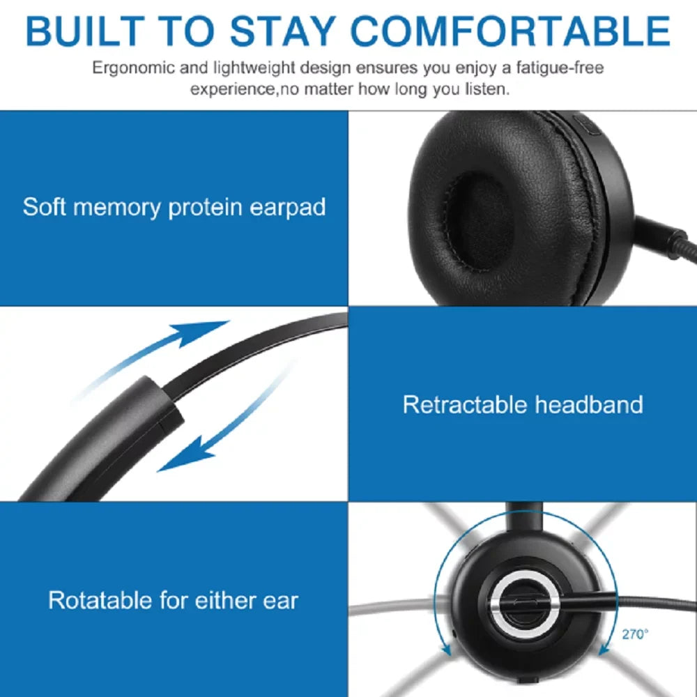 Cozy Bluetooth Headset, UX-M97 Wireless Headset with Microphone, Wireless Cell Phone Headset with Noise Isolation Mic Charging Base Mute Function for Tecno Camon 17 With Charging Dock