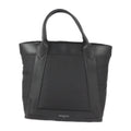 Pre-Owned BALENCIAGA Balenciaga Kabas Size tote bag 363425 nylon leather black silver metal fittings (Good)