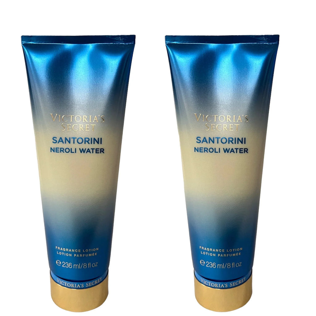 2 Victoria's Sizeecret Sizeantorini Neroli Water Fragrance Body Lotion 8 fl oz