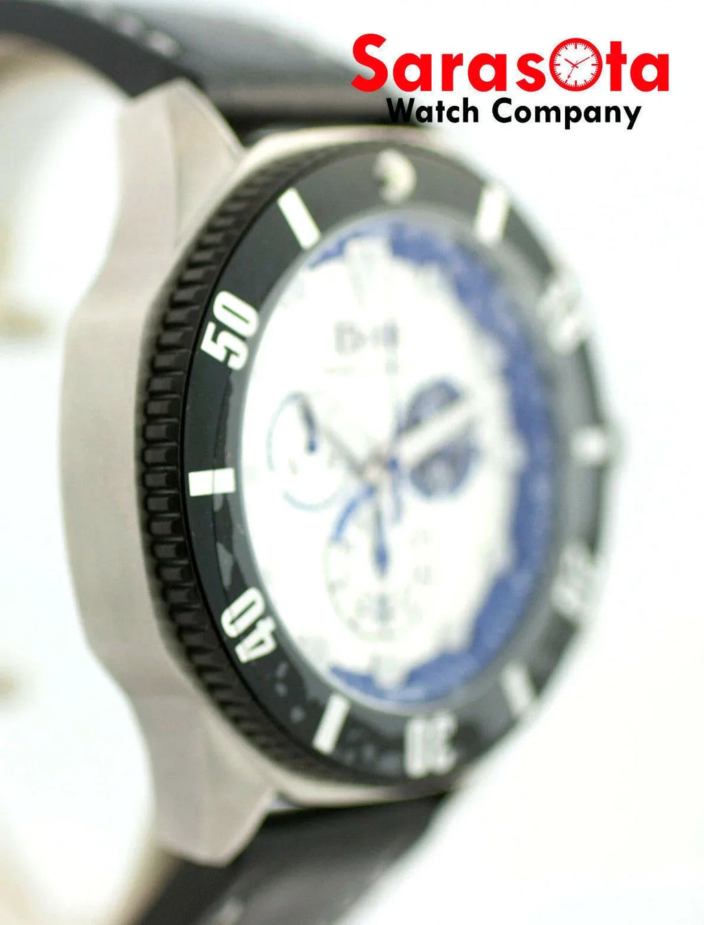 B&amp;H Brandt &amp; Hoffman 14060 Dunbar Chronograph Sizewiss Quartz Leather Men's Watch