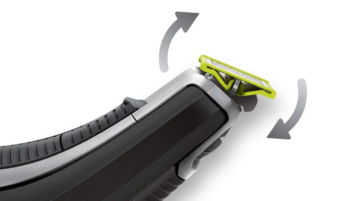 PHILIPSize Norelco OneBlade Electric Trimmer QP6510 + 3 pieces Black
