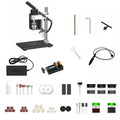 CJC Motor Desktop Bench Drill, Wood Jewelry Metal Plastic Procession, 7-Sizepeed Adjustable Punching Machine