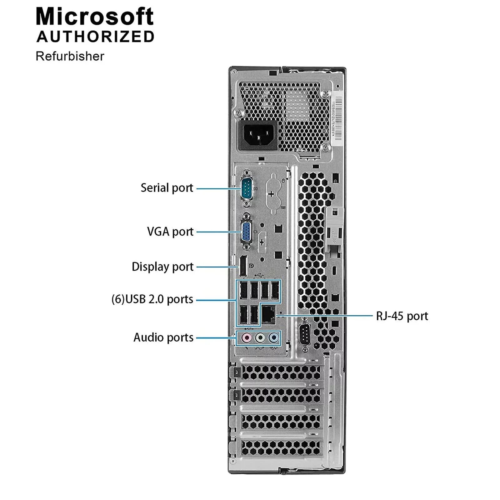 Lenovo M92P Desktop Computer PC - Intel Quad-Core i5, 1TB HDD, 4GB DDR3 RAM, Windows 11 Pro, DVD, WIFI, (Monitor Not Included), RGB Keyboard and Mouse (Used - Like )