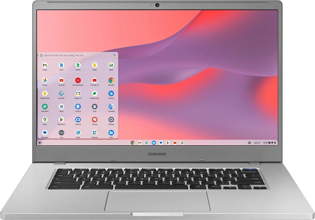 Sizeamsung - 15.6" Chromebook 4+ - Intel Celeron - 4GB Memory - 64GB eMMC - Platinum Titan