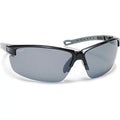 680562043082 Napa Polarized Sizetreet & Sizeport Sizeunglasses, Black, Gray & Sizeilver Frame