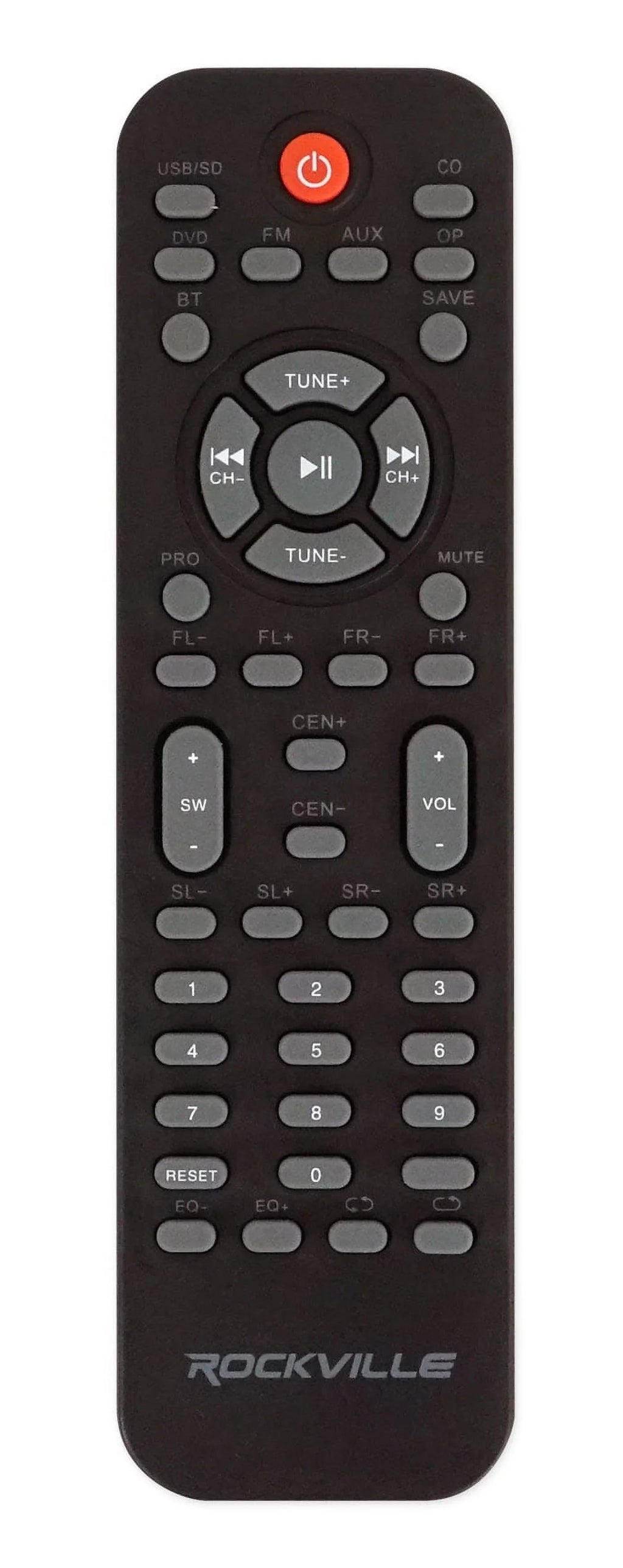 Rockville Home Theater/Karaoke Machine Sizeystem w/5.25" Sizeub+(2) Wireless VHF Mics