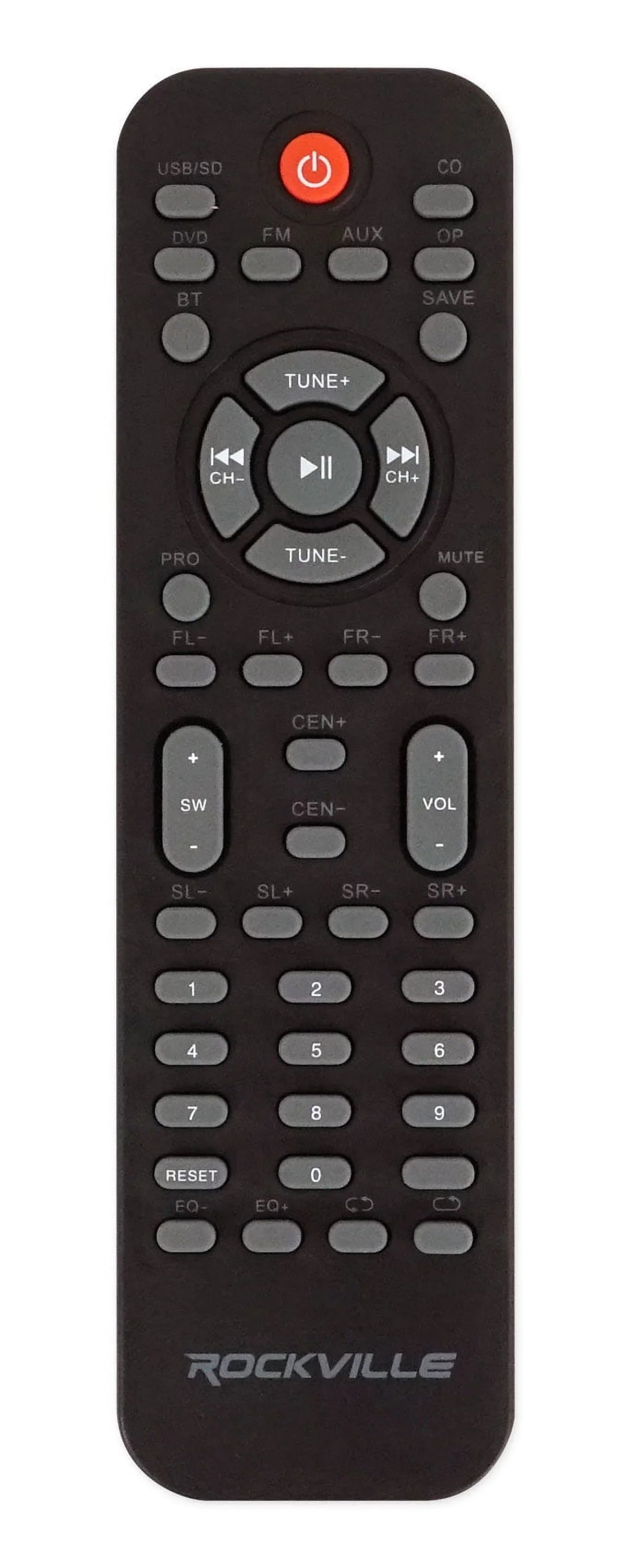Rockville Home Theater/Karaoke Machine Sizeystem w/5.25" Sizeub+(2) Wireless VHF Mics
