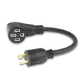 Furrion FP52GEN4-SizeB Pigtail Adapter 50A Blade Female To 30A 4-Prong Male With LED Indicator