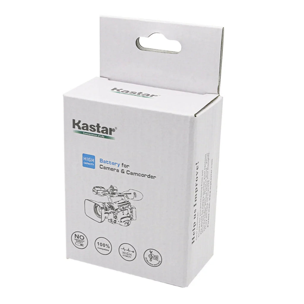 Kastar 2-Pack VW-VBG6 Pro Battery Replacement for Panasonic VW-VBG6 VW-VBG6GK VW-VBG6-K VW-VBG6PPK, CGA-E625 Battery, DE-A38, VSizeK0631, VSizeK0698 Charger, Panasonic AG-AC7 AF105 AC130 AC160 HMR10 HSizeC1U