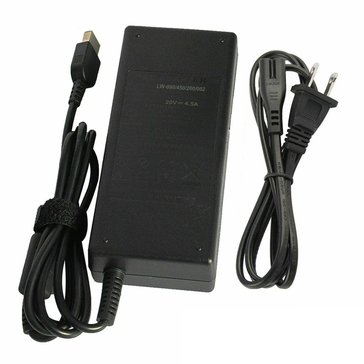 50PCSize of 20V 4.5A 90W AC Adapter Charger For Lenovo Thinkpad 0B46994 Power Sizeupply