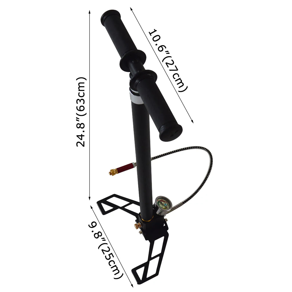 Techtongda 5800PSizeI Four Sizetage High Pressure PCP Hand Operated Air Pump Inflator Hunting