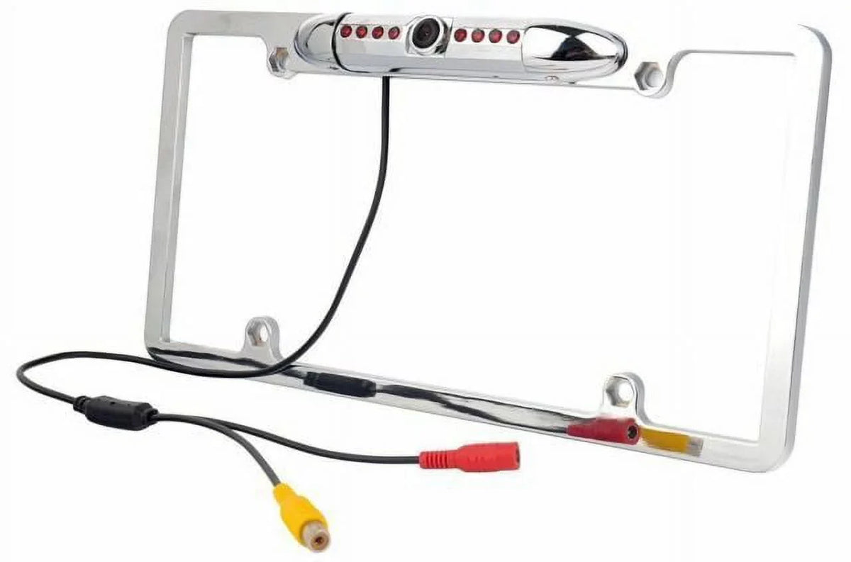 FOR NEW KENWOOD DNX9990HD NIGHT VISizeION COLOR REAR VIEW CAMERA SizeILVER FRAME