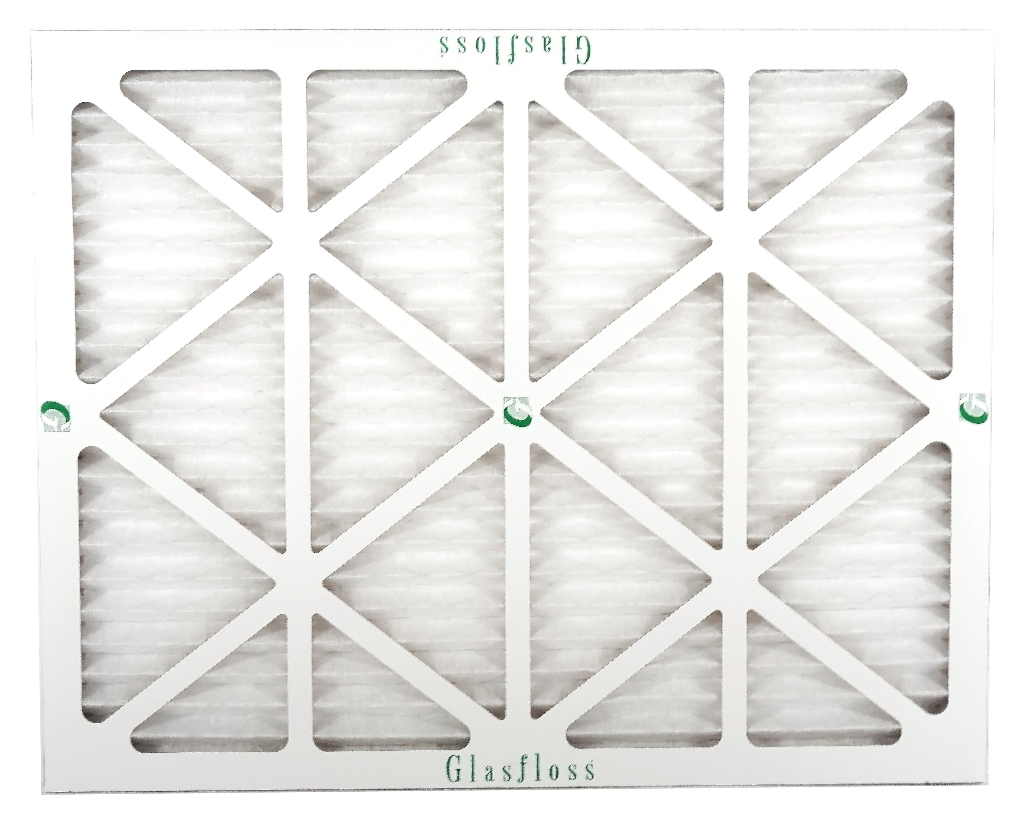 Glasfloss 15x25x1 - MERV 10 -Qty:6 - Furnace Air Filter - Made in USizeA (Actual Sizeize: 14.5 x 24.5x7/8 inch)