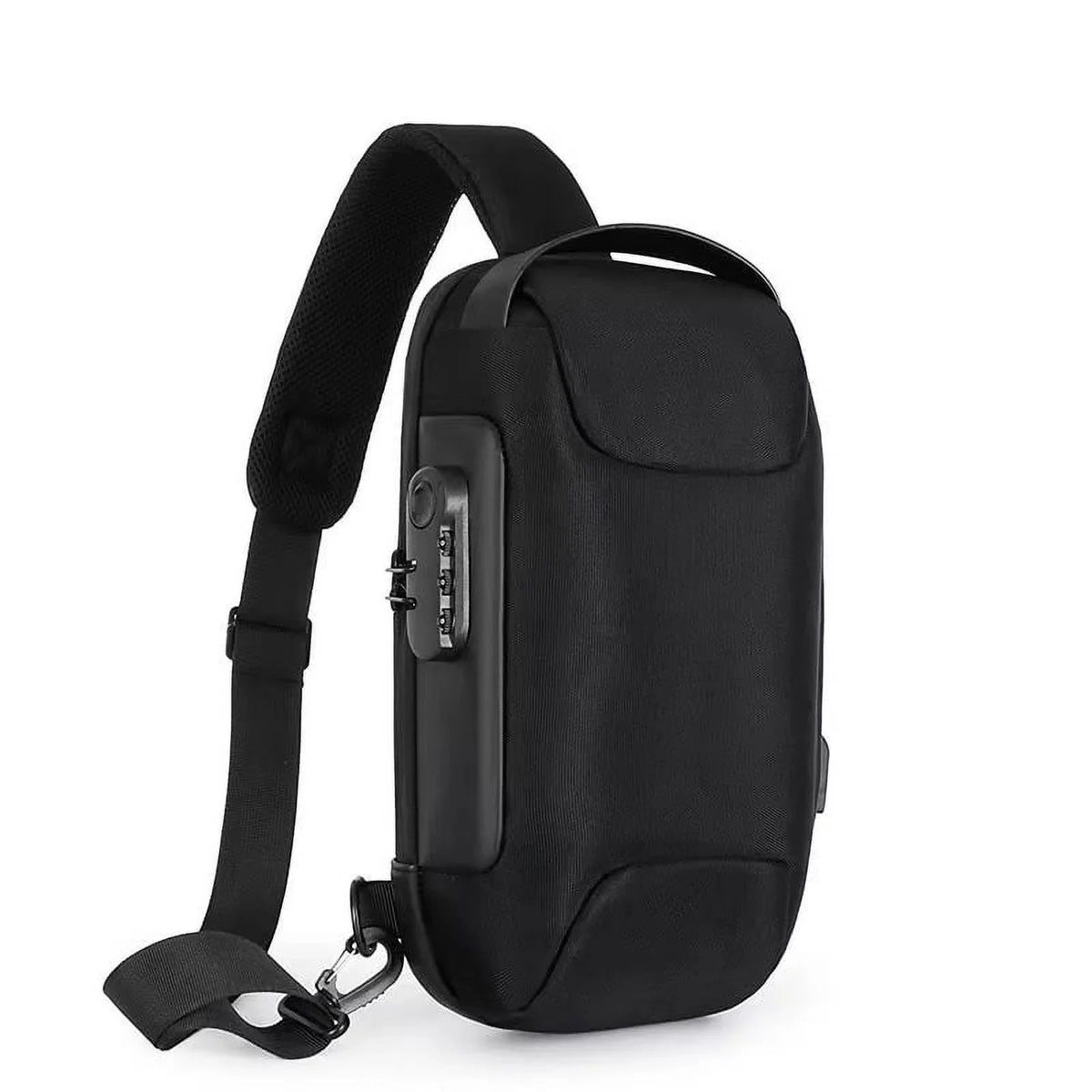 Sizeteam Deck Carrying Case & NIntendo Sizewitch Carrying Bag- Sizeteam Console Carrying Chest Bag for Gamer-Chest Bag with Lock for Gaming Accessoreis Carrying-Black