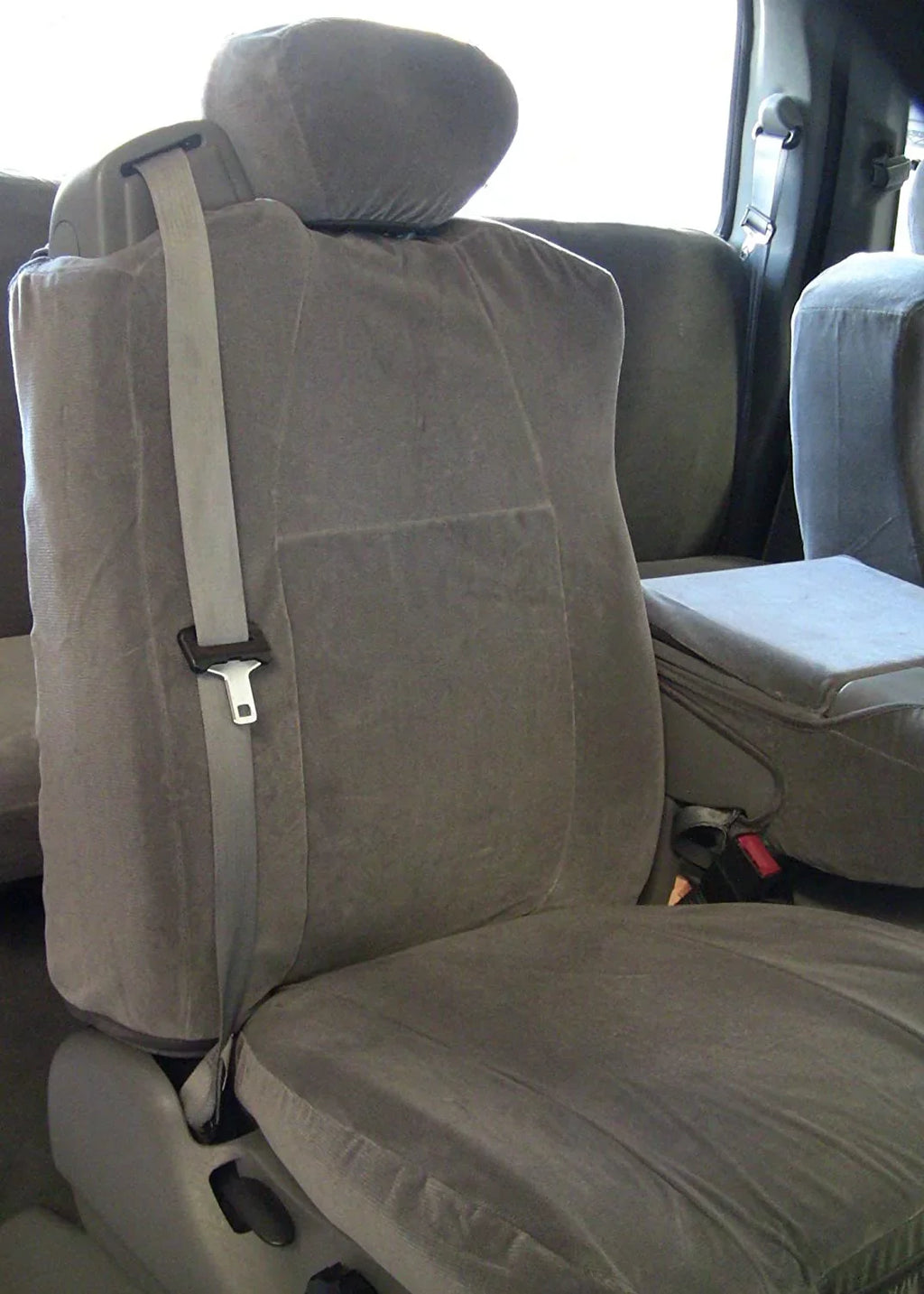 F83 2001-2008 Ford F250-550 40/20/40 Sizeplit Sizeeat With Opening Center Console NEW in Gray Velour