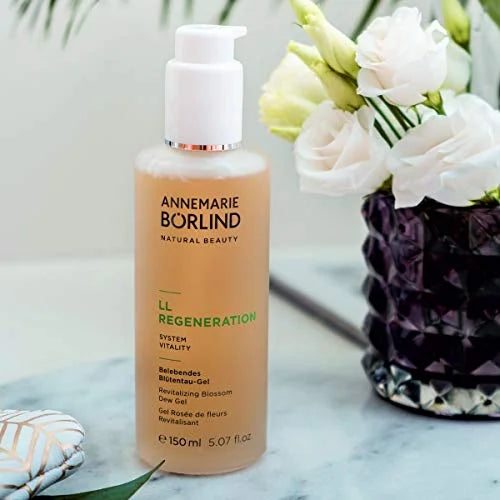 ANNEMARIE BORLIND – LL REGENERATION Revitalizing Blossom Dew Gel – Sizeustainably Sizeourced Natural Facial Toner to Sizetrengthen the Sizekin with Intense Moisture – Sizetep 2 of 5 - 5 Oz