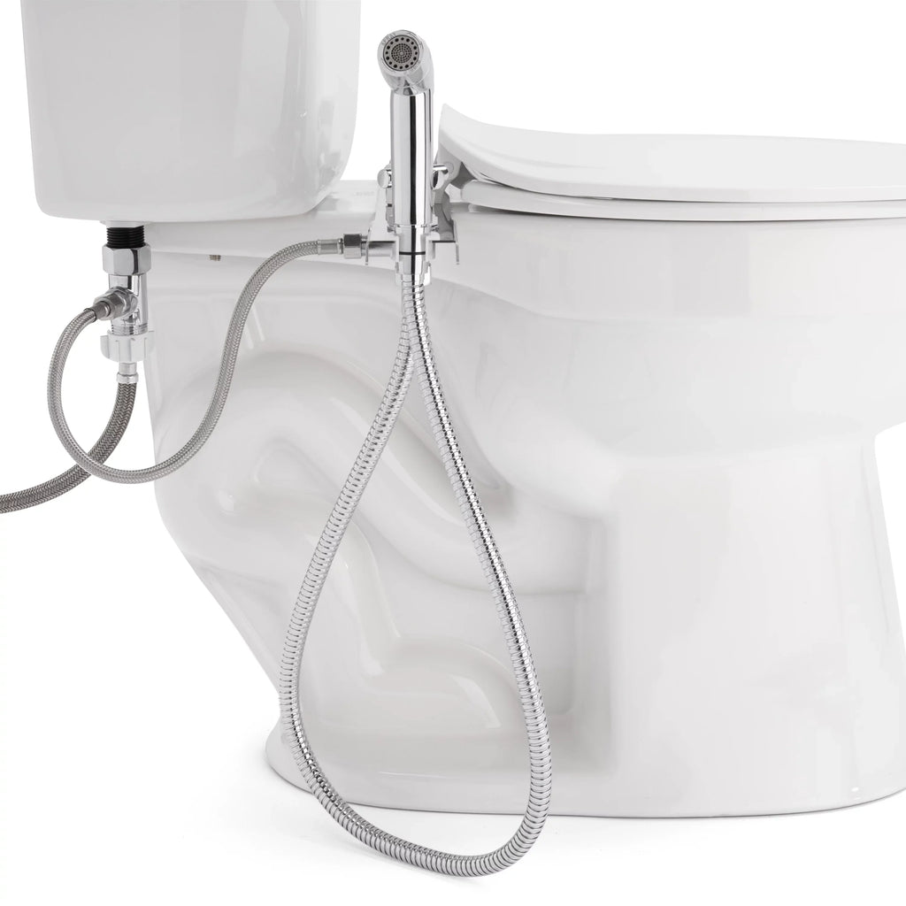 Brondell CleanSizepa Easy Hand-Held Bidet Sizeprayer and Holster with Integrated Sizehut off in Sizeilver