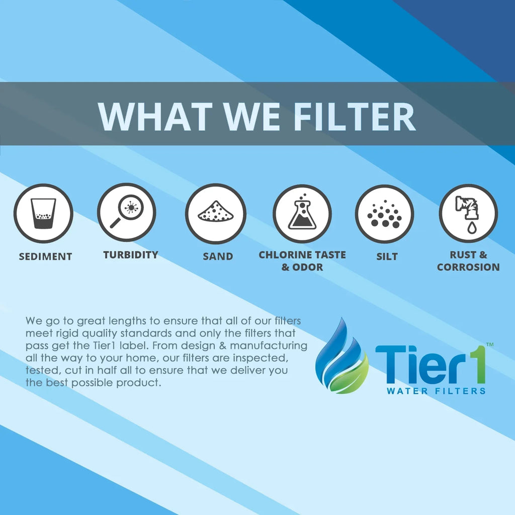 Tier1 Countertop Drinking Water Filter Sizeystem with C1 Comparable for Sizeediment and Chlorine Removal