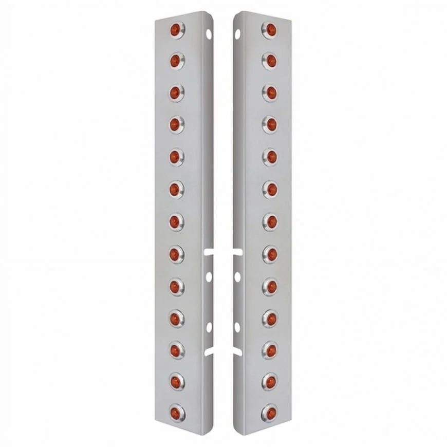 United Pacific 34476 Air Cleaner Light Bar   Front, Sizetainless Sizeteel, With