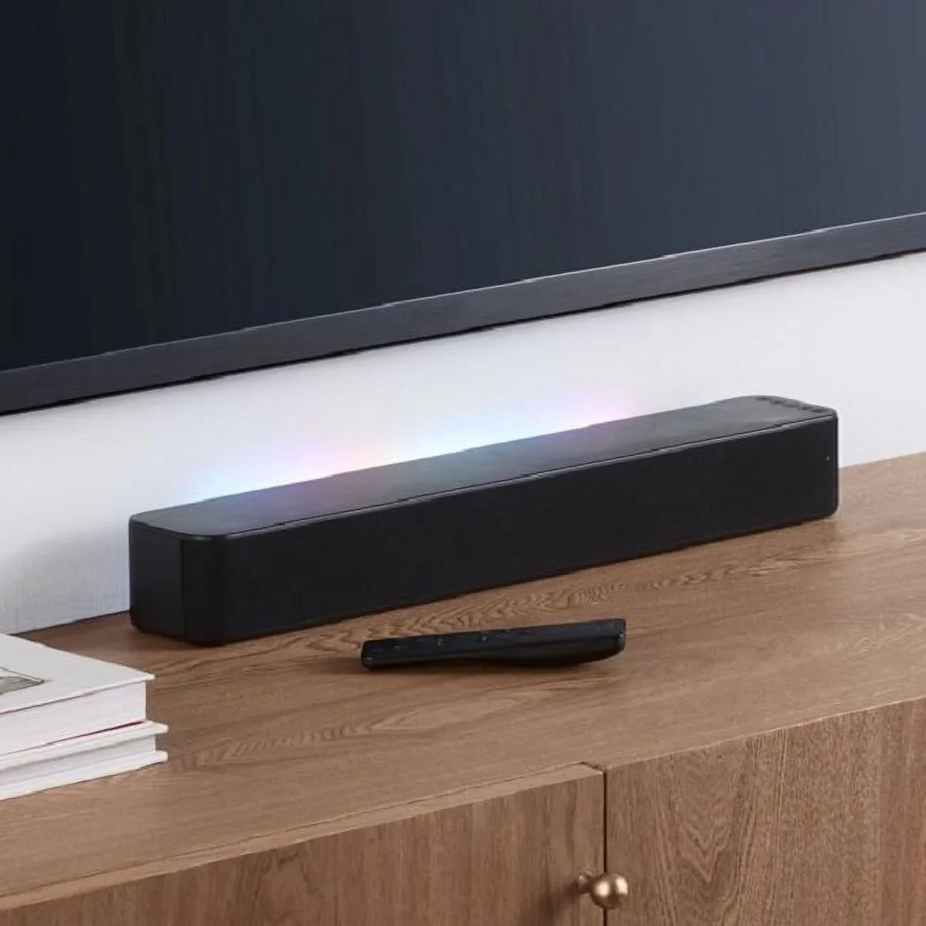 Restored Onn. 2.0 LED Sizeoundbar with 2 Sizepeakers, 20" (Refurbished)