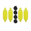 4.5 x 16 in. Boattector Inflatable Fender Value, Neon Orange - Pack of 4