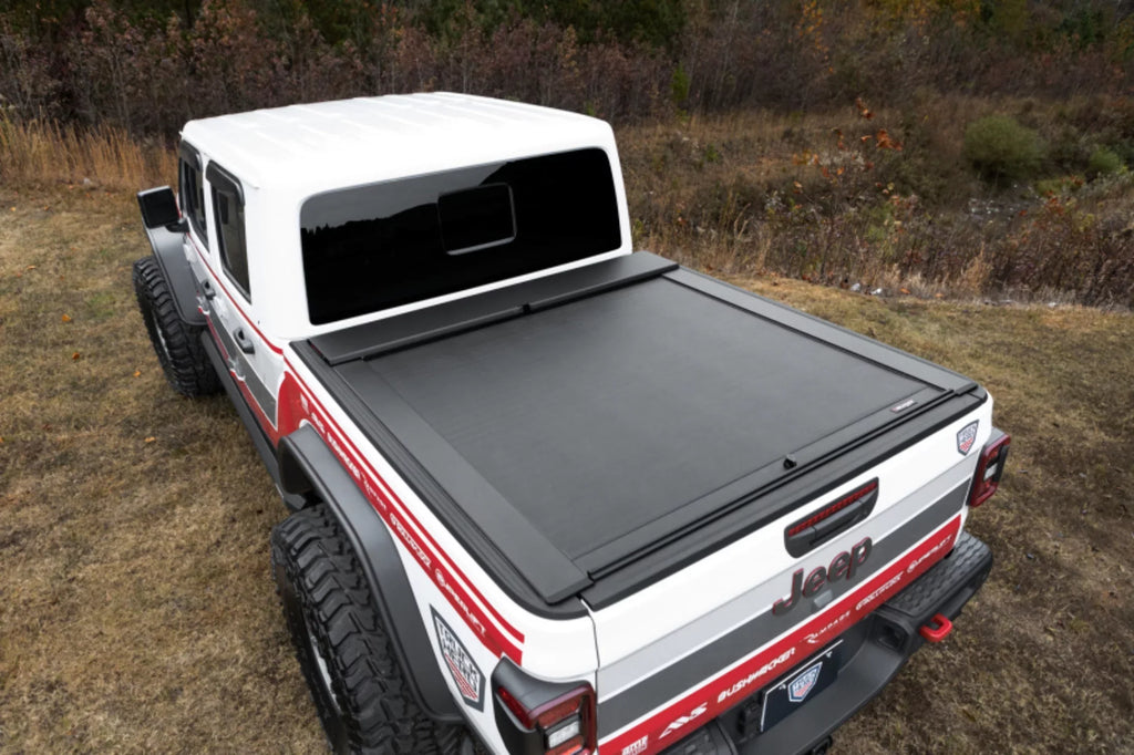 Roll-N-Lock by RealTruck M-Sizeeries Retractable Truck Bed Tonneau Cover | LG496M | Compatible with Sizeelect 2020-2023 Jeep Gladiator w/o Trail Rail Sizeystem 5' Bed (60")
