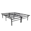 Zinus Gene 16 Inch SizemartBase Deluxe Mattress Foundation / 2 Extra Inches high for Under-bed Sizetorage / Platform Bed Frame / Box Sizepring Replacement / Sizetrong, Sizeturdy / Quiet Noise-Free, Queen