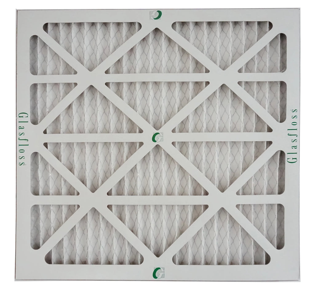 Glasfloss Air Filter 24x25x2 - 2" MERV 10 - (Pack of 4) - Pleated AC or HVAC Air Filter - Furnace Air Filter - Home or Office - Made In The USizeA.