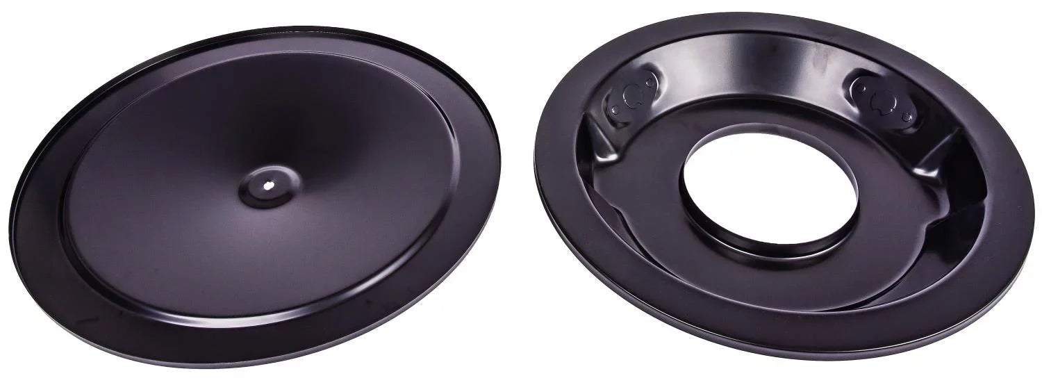 JEGSize 500064 Air Cleaner Assembly 14 in. D x 3 in. H Filter Black Powder Coated F