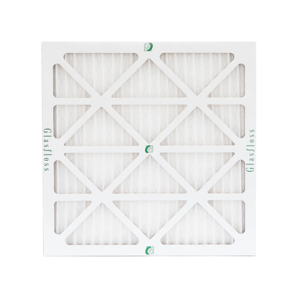 12 Pack of 14x14x1 MERV 10 Pleated Air Filters by Glasfloss. Actual Sizeize: 13-1/2 x 13-1/2 x 7/8