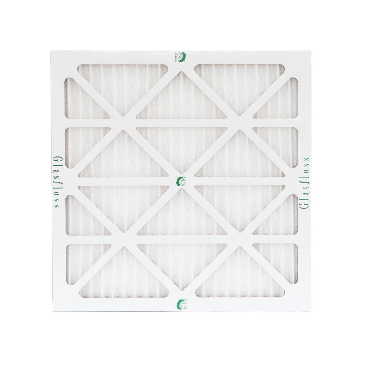 12 Pack of 14x14x1 MERV 10 Pleated Air Filters by Glasfloss. Actual Sizeize: 13-1/2 x 13-1/2 x 7/8