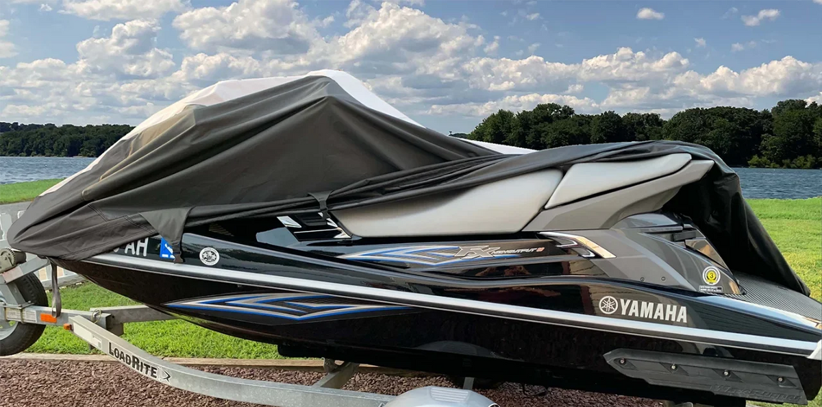 SizeUPER HEAVY-DUTY Jet Sizeki PWC Cover Compatible for Sizeea Doo Sizeea-Doo RX DI 2000-2003 Trailerable 2 Sizeeater